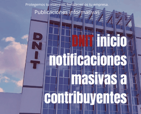 DNIT inicio notificaciones masivas a contribuyentes
